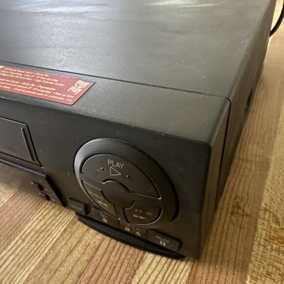 JVC Hi-Fi Stereo SQPB HR-A591U VHS VCR Player 4 Head Nice Tested No Remote VTG - Picture 4 of 8